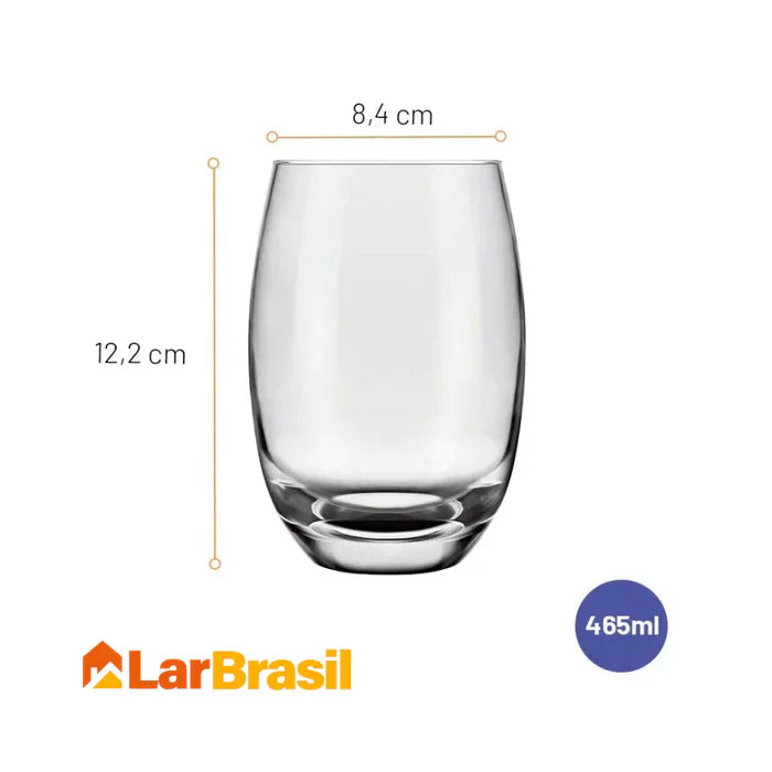 Kit com 15 Potes Herméticos de Vidro + 10 Copos de Brinde